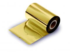 Термотрансферная лента resin  золотая- купить